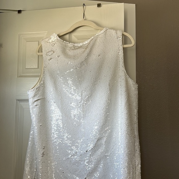 Madewell White Sequin Dress - Picture 8 of 10